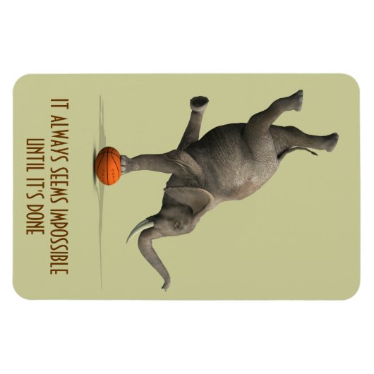 Es scheint immer unmöglich, bis es fertig ist magnet (Horizontal)