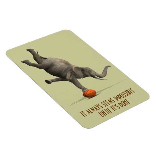 Es scheint immer unmöglich, bis es fertig ist magnet (Rechte Seite)