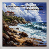 Es scheint immer unmöglich, bis es getan ist poster (Vorne)