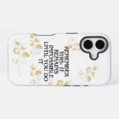 Es scheint immer unmöglich zu sein, bis man es tut iPhone 16 hülle (Rückseite (Horizontal))