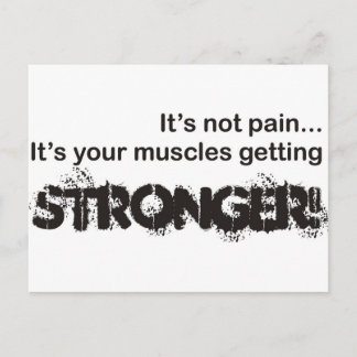 Es schmerzt nicht... postkarte