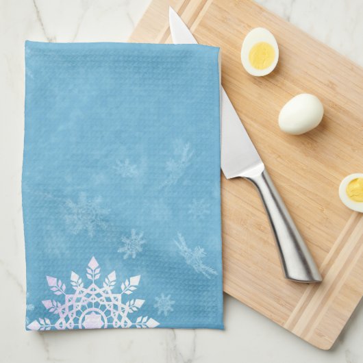 Es schneit geschirrtuch (Viertel Falte)