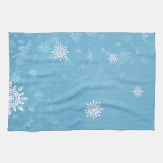 Es schneit geschirrtuch (Horizontal)