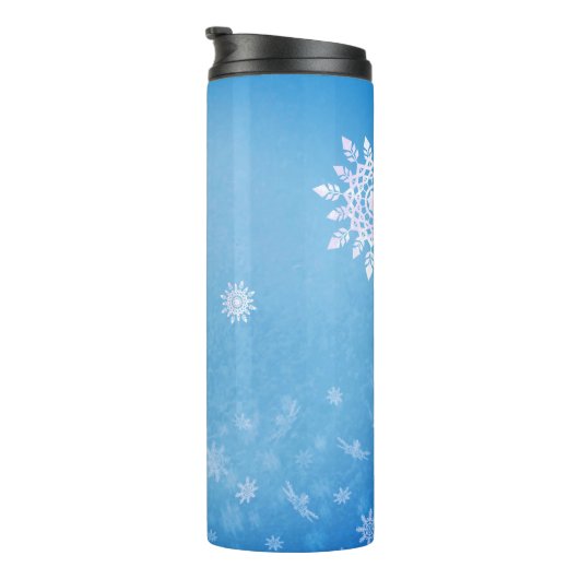 Es schneit thermosbecher (Nach rechts gedreht)