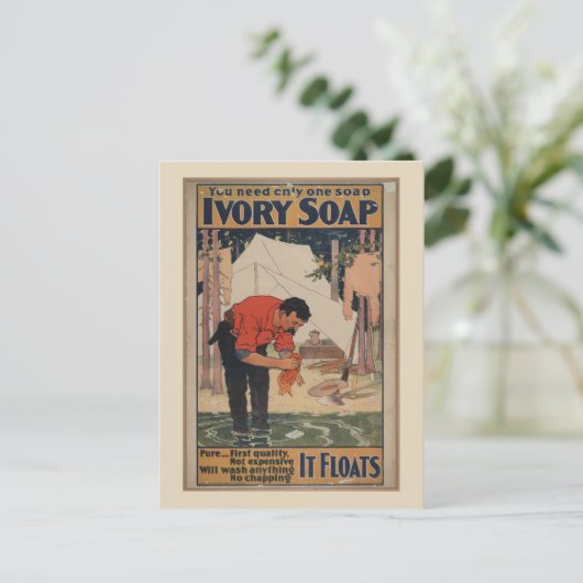 Es schwimmt postkarte (Stehend Vorderseite)