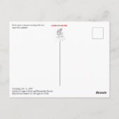 Es schwimmt postkarte (Rückseite)