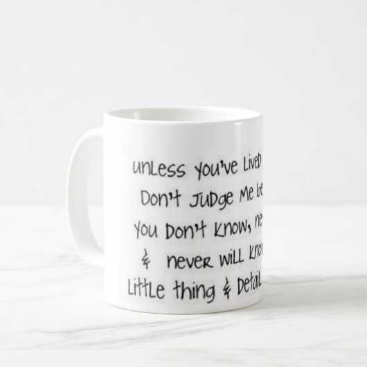 es sei denn kaffeetasse (Vorderseite Links)