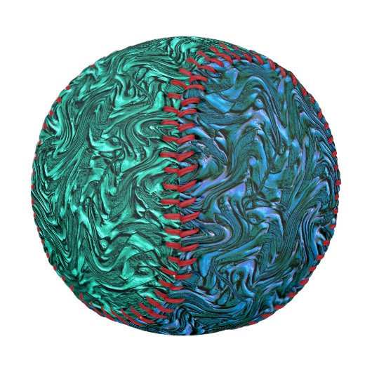 Es sieht aus wie duplegrün und blau mit einer Wand Baseball (Schrägansicht)