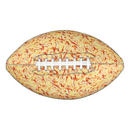 Es sieht aus wie ein halbes Kohl, gelb und koralle Football