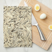 Es sieht aus wie eine Wandstruktur in beigen Tönen Geschirrtuch (Viertel Falte)