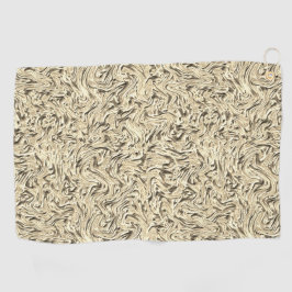 Es sieht aus wie eine Wandstruktur in beigen Tönen Golfhandtuch