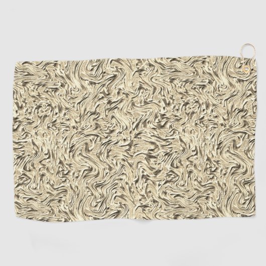 Es sieht aus wie eine Wandstruktur in beigen Tönen Golfhandtuch (Horizontal)