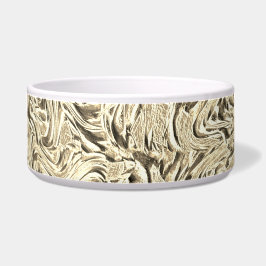 Es sieht aus wie eine Wandstruktur in beigen Tönen Napf