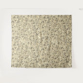 Es sieht aus wie eine Wandstruktur in beigen Tönen Wandteppich (Vorderseite (Horizontal))