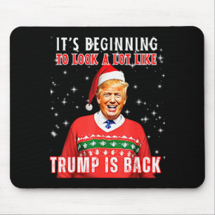 Es sieht ganz danach aus, als ob Trump zurück ist Mousepad
