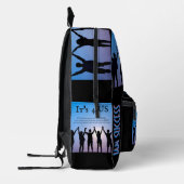 ES SIND 4 US BEDRUCKTER RUCKSACK (Links)