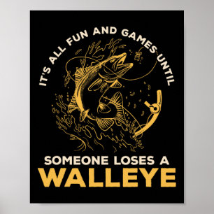 Es sind alles lustige Spiele, bis jemand einen Gla Poster