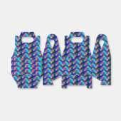 Es sind bunte, quadratische Formen Geschenkschachtel (Ungefaltet)