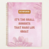 Es sind die kleinen Momente, die das Leben großart Planer (Vorderseite)