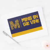 Es sind die MINIs auf dem Weinkoststicker Rechteckiger Aufkleber (Umschlag)