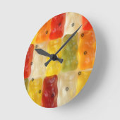 es sind drei gummy Bären um die Uhr (Winkel)