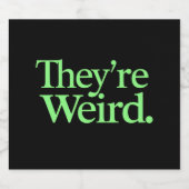 Es sind komische Wahlen 2024 Präsident Harris Trum Bierflaschenetikett (Einzelnes Label)