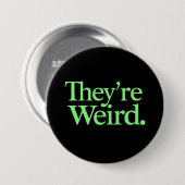 Es sind komische Wahlen 2024 Präsident Harris Trum Button (Vorne & Hinten)