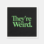 Es sind komische Wahlen 2024 Präsident Harris Trum Serviette (Vorderseite)