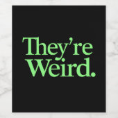 Es sind komische Wahlen 2024 Präsident Harris Trum Weinetikett (Einzelnes Label)