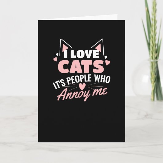 Es sind Leute, die mich ärgern Karte (Vorderseite)