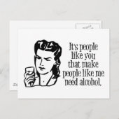 Es sind Leute wie du... Postkarte (Vorne/Hinten)