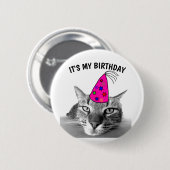 ES SIND MEINE GEBURTSTAG KATASTRONEN BUTTON (Vorne & Hinten)