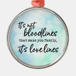 Es sind nicht die Blutlinien, die uns zu einer Fam Ornament Aus Metall