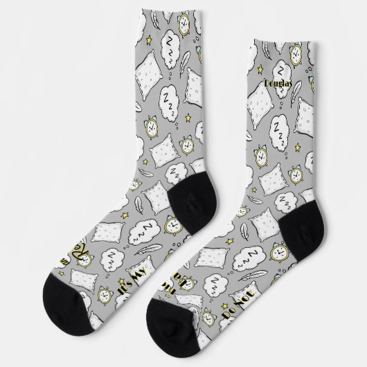 Es sind Nickerchen Time Crew Socks Socken (Linkes Detail)