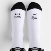 Es sind Nickerchen Time White Crew Socks Socken (Oben)