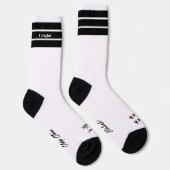 Es sind Nickerchen Time White Crew Socks Socken (Rechts)