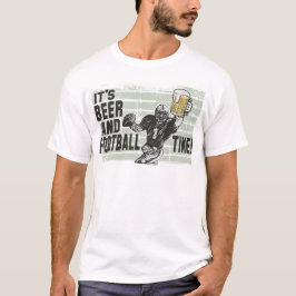 Es sind T - Shirt und Geschenke für Bierfußball