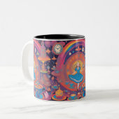 Es sind Tea Time Alice-Tasse Zweifarbige Tasse (Vorderseite Links)