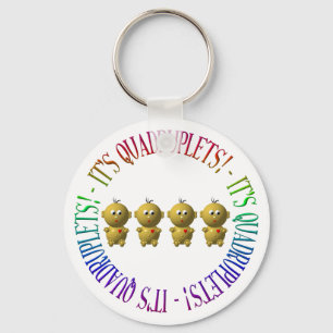 Es sind Vierlinge! Schlüsselanhänger