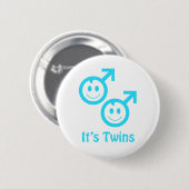 Es sind zwei Jungen Button (Vorne & Hinten)