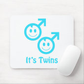 Es sind zwei Jungen Mousepad (Mit Mouse)