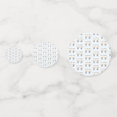 Es sind zwei Jungs, individuell angepasste F. Baby Konfetti (Rückseiten)