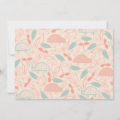 Es sind Zwillinge! Foto für Babydusche Einladung (Rückseite)