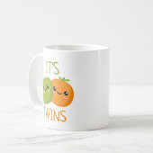 Es sind Zwillinge Kaffeetasse (Vorderseite Links)