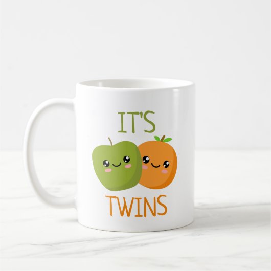 Es sind Zwillinge Kaffeetasse (Links)