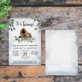 Es sind Zwillinge! Welpe Hunde Wasserfarbe Kinderd Einladung