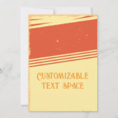 Es sind Zwillinge! Zwei Groovy Pregnancy Ankündigu Einladung (Rückseite)