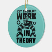 Es sollte in der Theoretikrobotik funktionieren Keramik Ornament (Links)