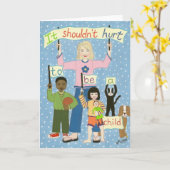 Es sollte nicht schaden, ein Kind zu sein Karte (Gelbe Blume)