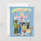 Es sollte nicht schaden, ein Kind zu sein Postkarte (Vorne/Hinten)